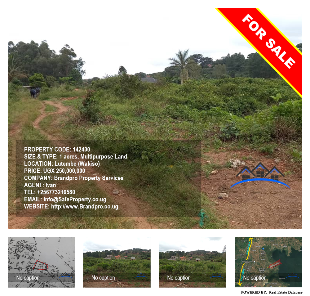 Multipurpose Land  for sale in Lutembe Wakiso Uganda, code: 142430