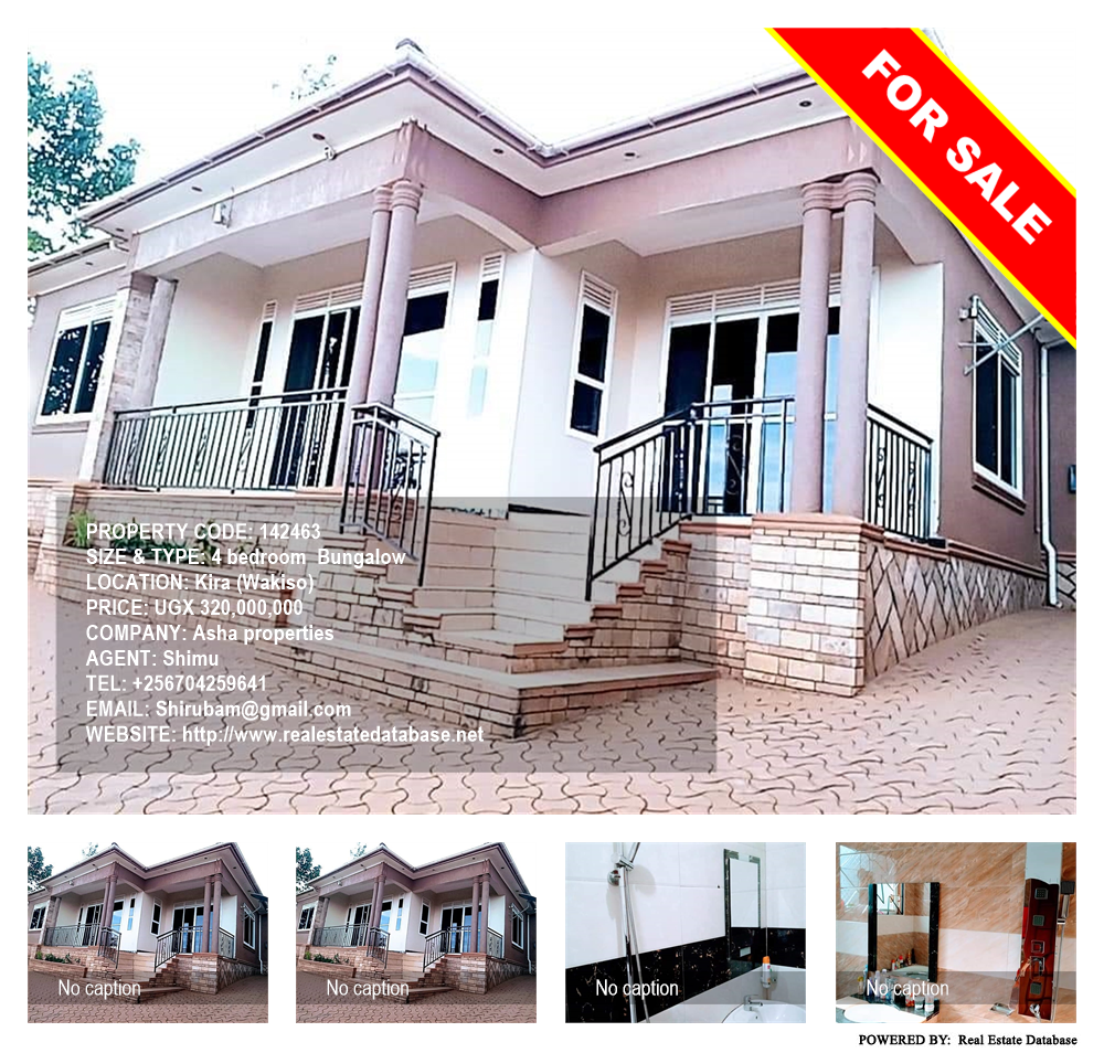 4 bedroom Bungalow  for sale in Kira Wakiso Uganda, code: 142463