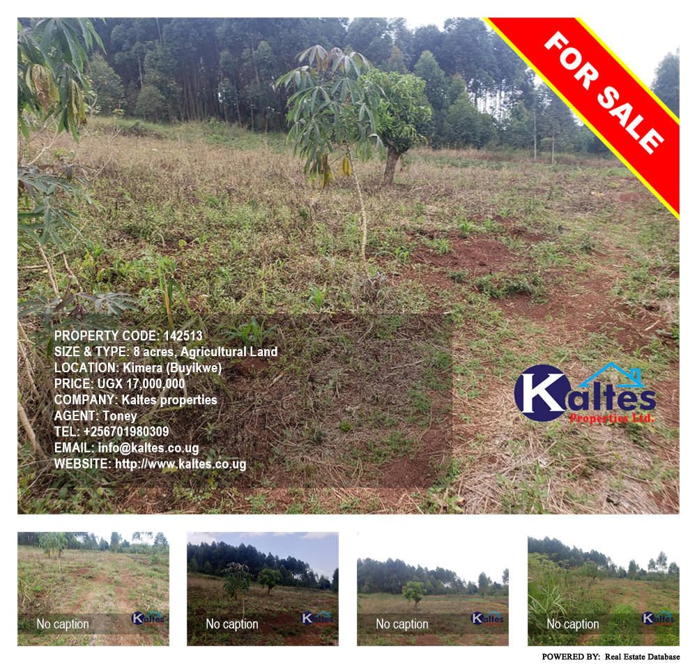 Agricultural Land  for sale in Kimera Buyikwe Uganda, code: 142513