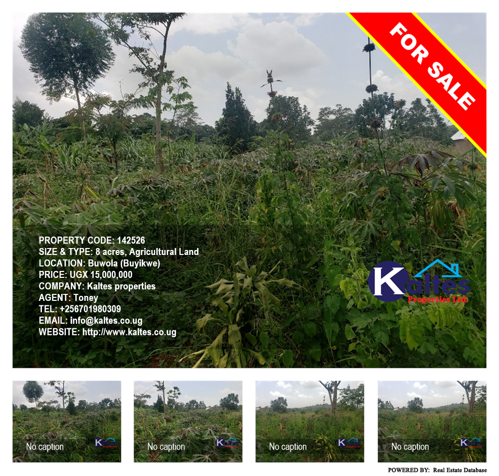 Agricultural Land  for sale in Buwola Buyikwe Uganda, code: 142526