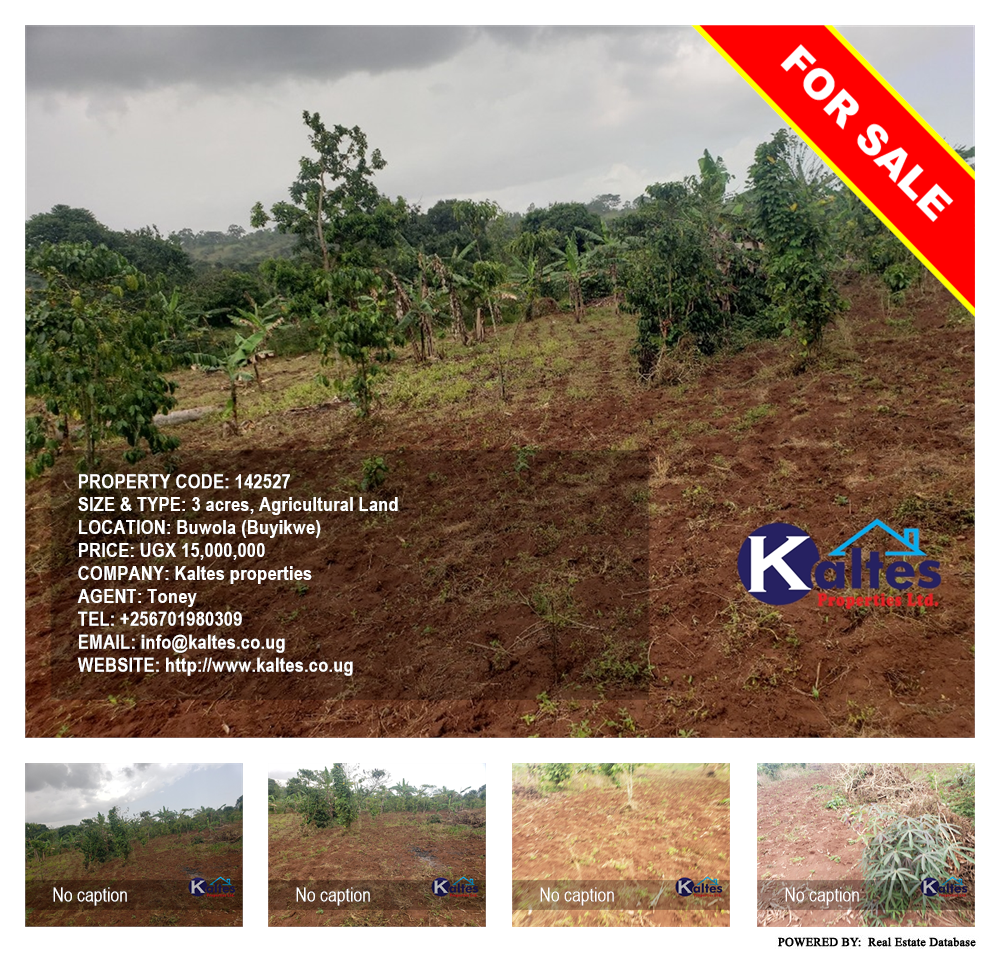 Agricultural Land  for sale in Buwola Buyikwe Uganda, code: 142527
