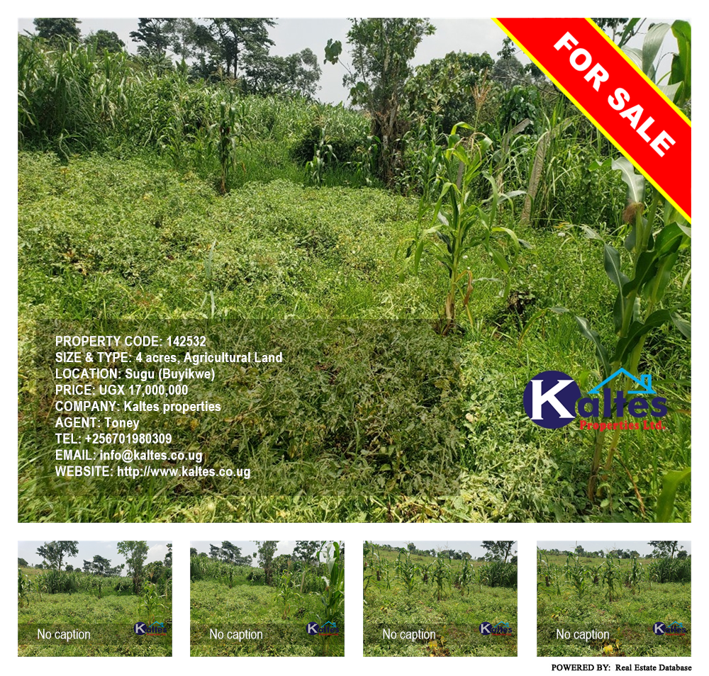 Agricultural Land  for sale in Sugu Buyikwe Uganda, code: 142532