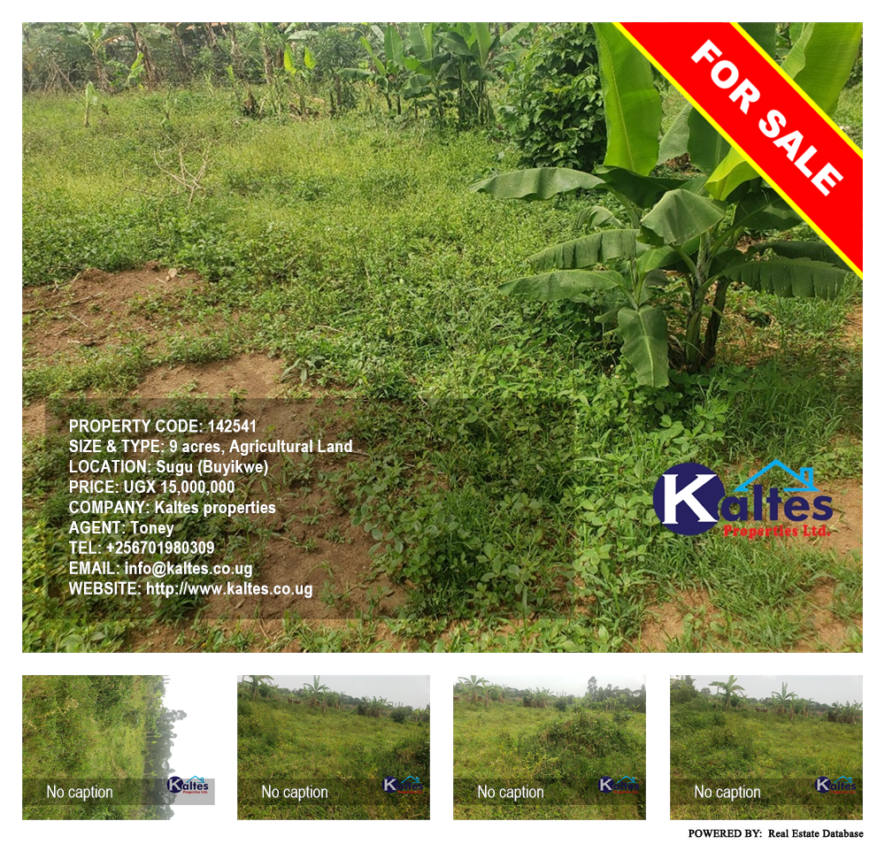 Agricultural Land  for sale in Sugu Buyikwe Uganda, code: 142541