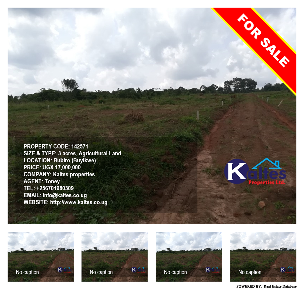 Agricultural Land  for sale in Bubiro Buyikwe Uganda, code: 142571