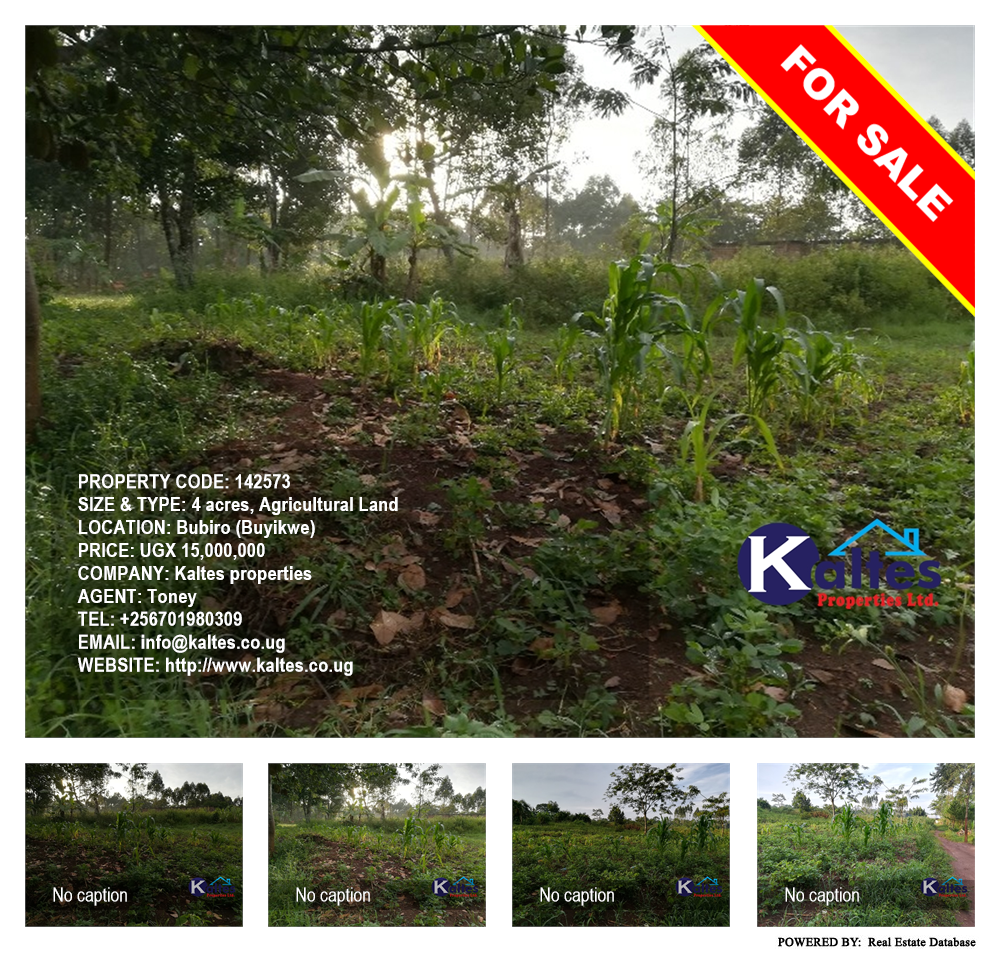 Agricultural Land  for sale in Bubiro Buyikwe Uganda, code: 142573