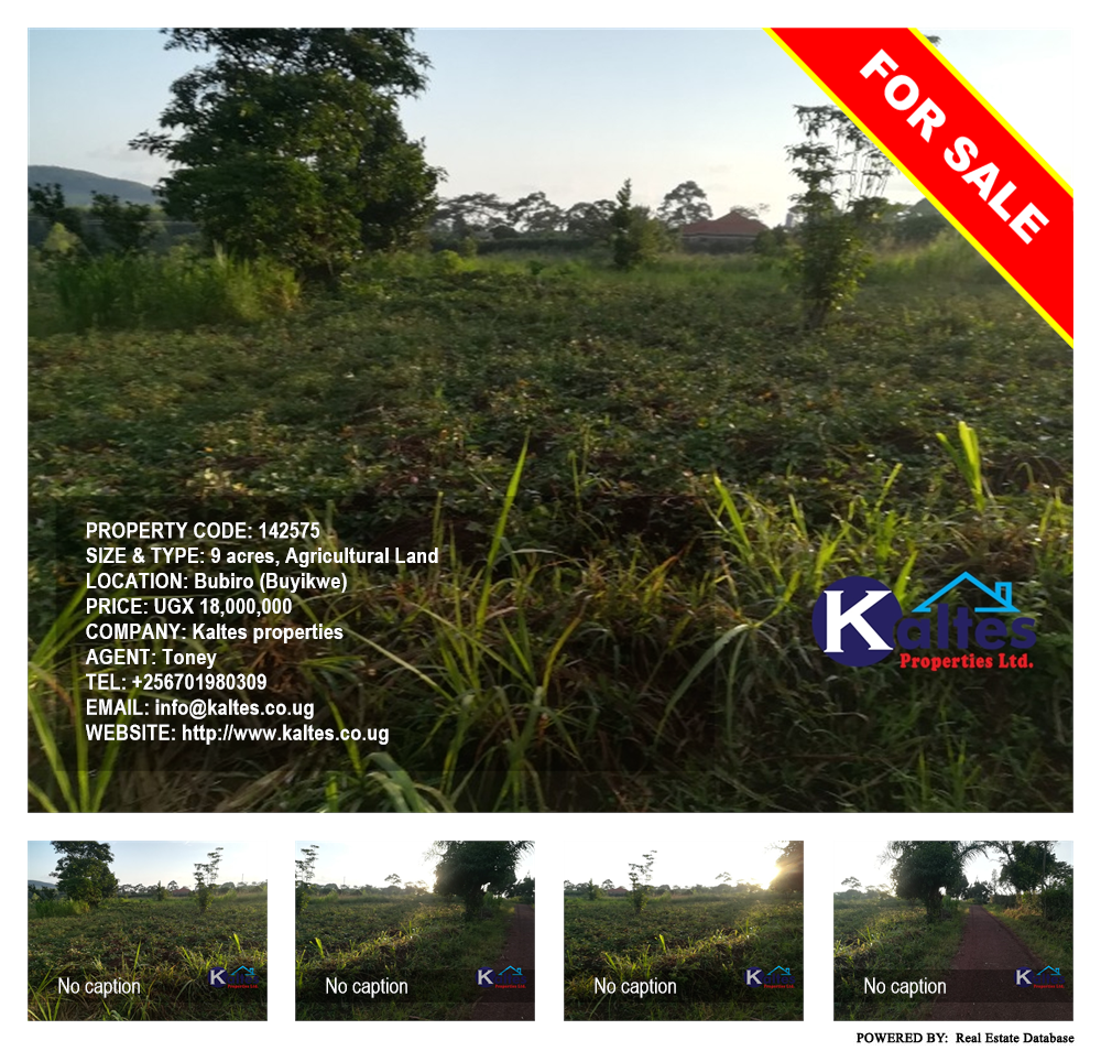Agricultural Land  for sale in Bubiro Buyikwe Uganda, code: 142575