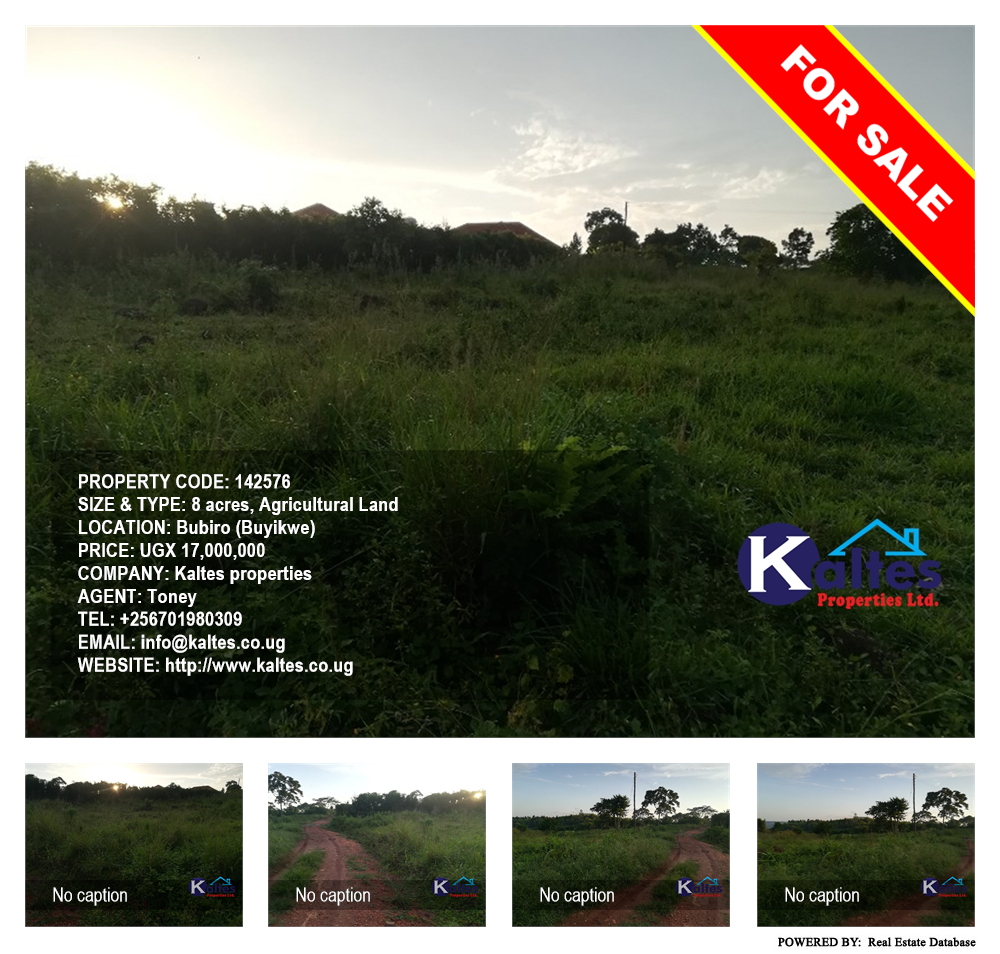 Agricultural Land  for sale in Bubiro Buyikwe Uganda, code: 142576