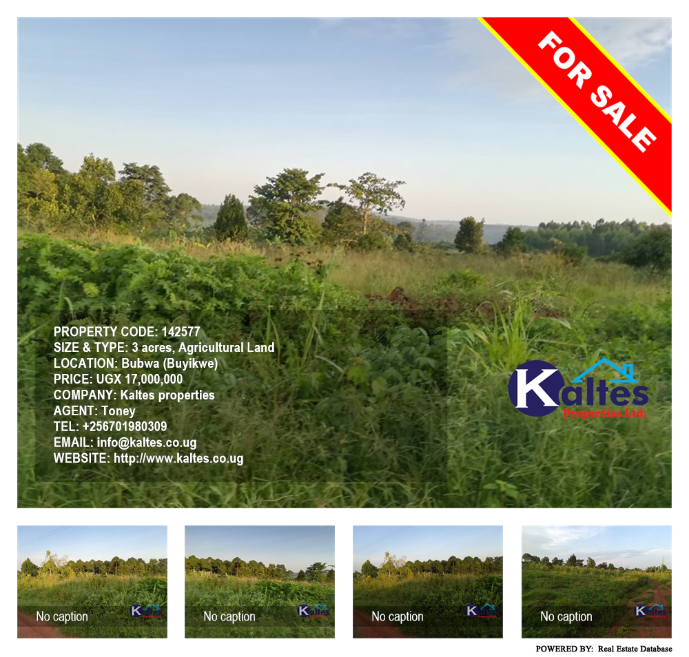 Agricultural Land  for sale in Bubwa Buyikwe Uganda, code: 142577