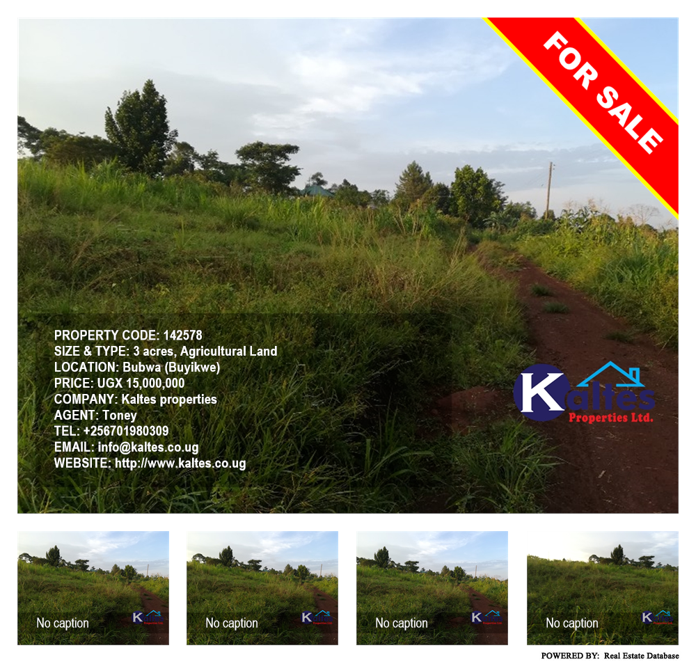 Agricultural Land  for sale in Bubwa Buyikwe Uganda, code: 142578