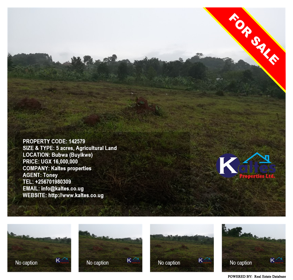 Agricultural Land  for sale in Bubwa Buyikwe Uganda, code: 142579