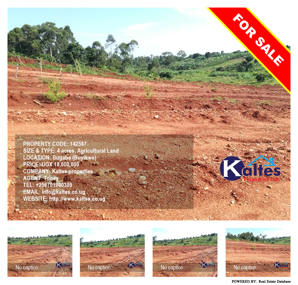 Agricultural Land  for sale in Bugabe Buyikwe Uganda, code: 142587