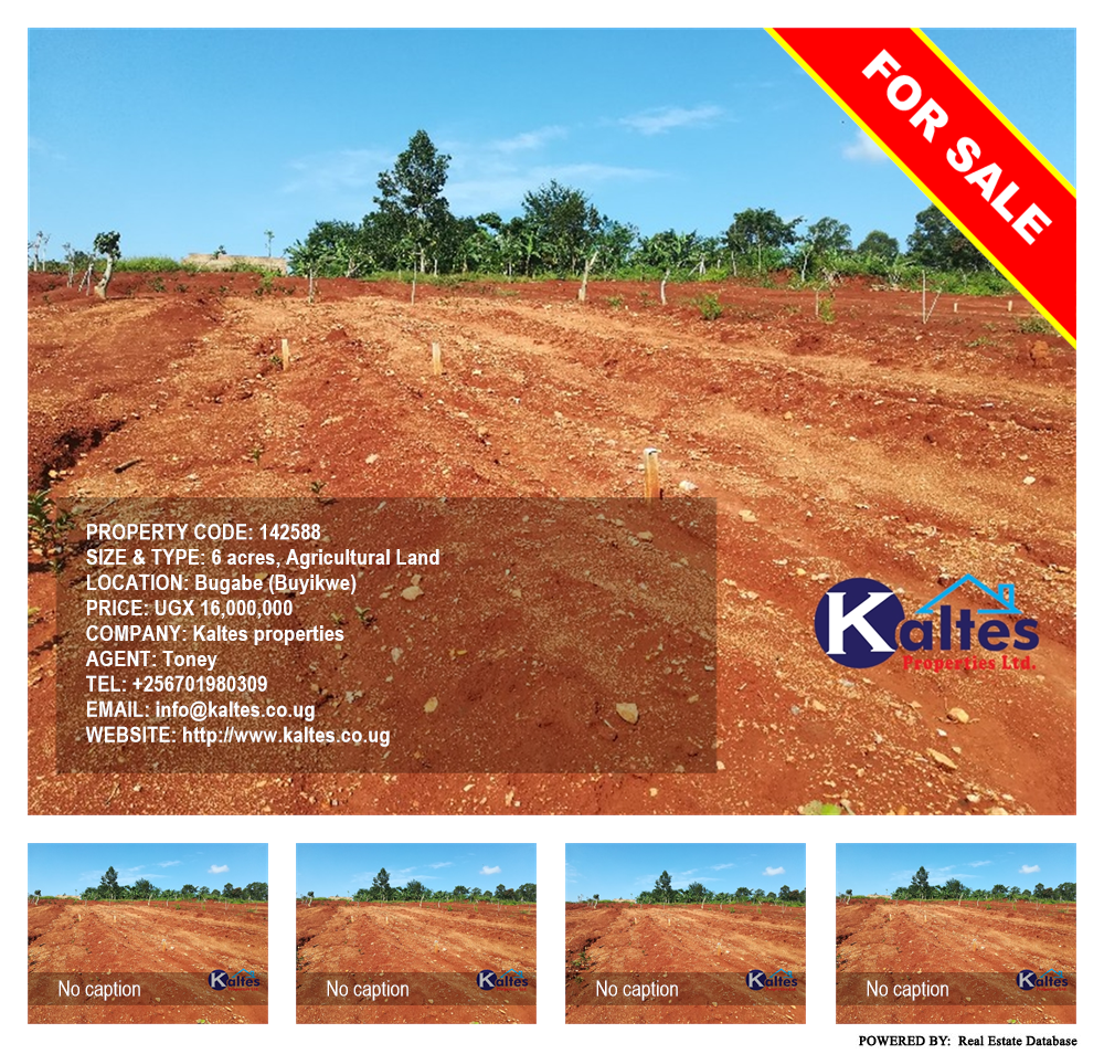 Agricultural Land  for sale in Bugabe Buyikwe Uganda, code: 142588