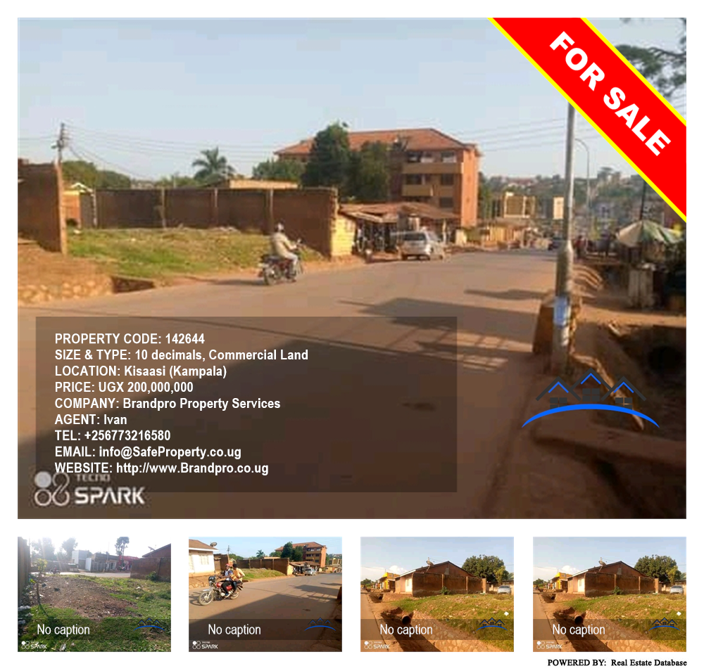 Commercial Land  for sale in Kisaasi Kampala Uganda, code: 142644