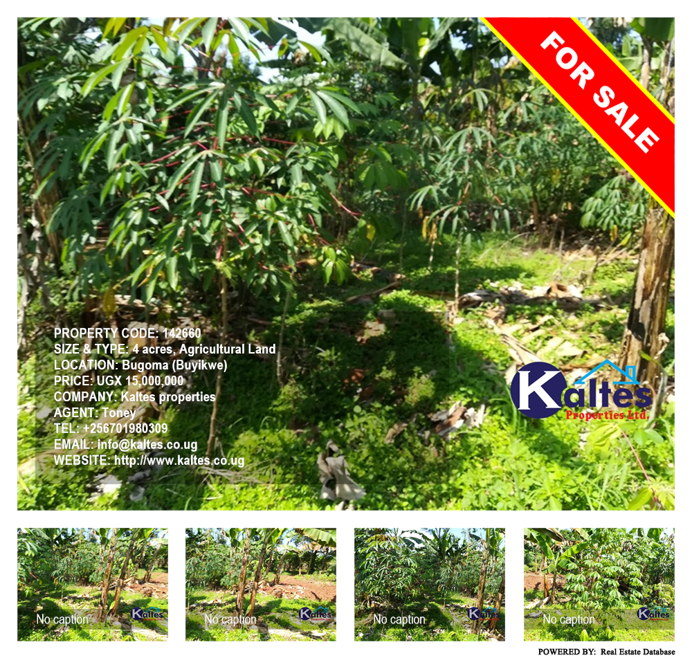 Agricultural Land  for sale in Bugoma Buyikwe Uganda, code: 142660