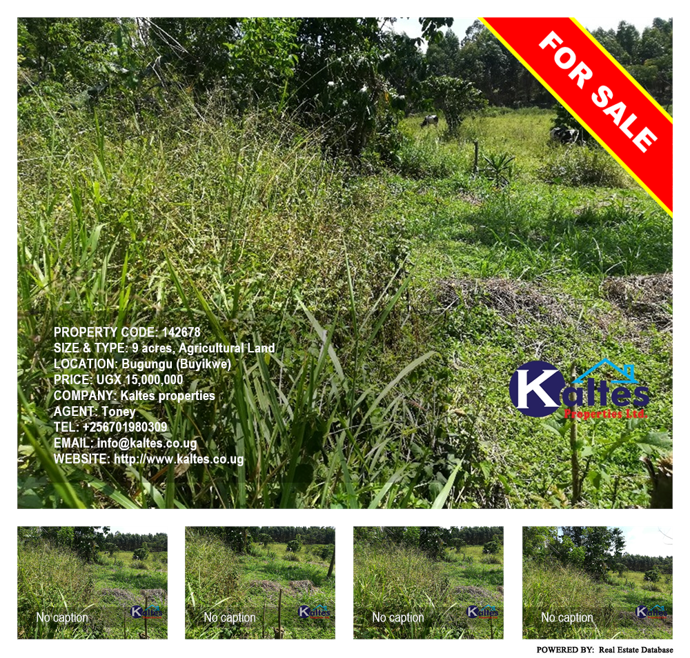 Agricultural Land  for sale in Bugungu Buyikwe Uganda, code: 142678