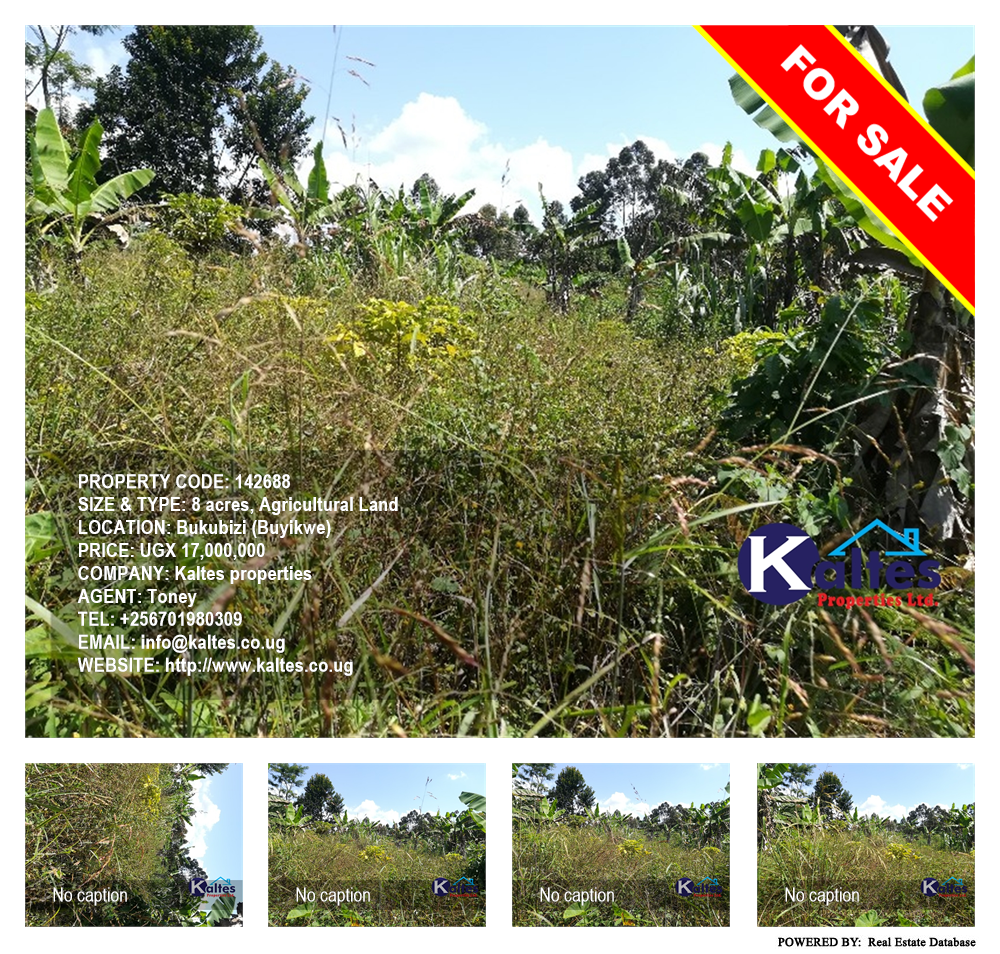 Agricultural Land  for sale in Bukubizi Buyikwe Uganda, code: 142688