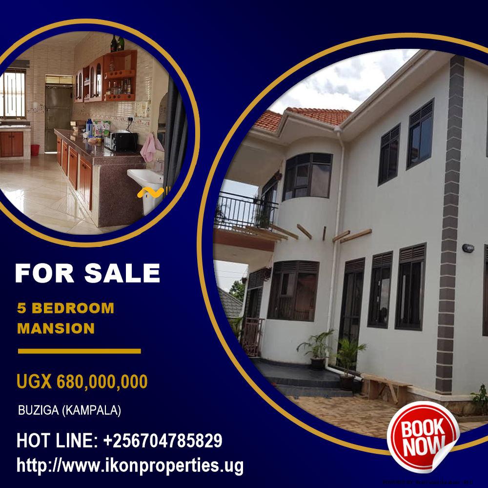 5 bedroom Mansion  for sale in Buziga Kampala Uganda, code: 142694