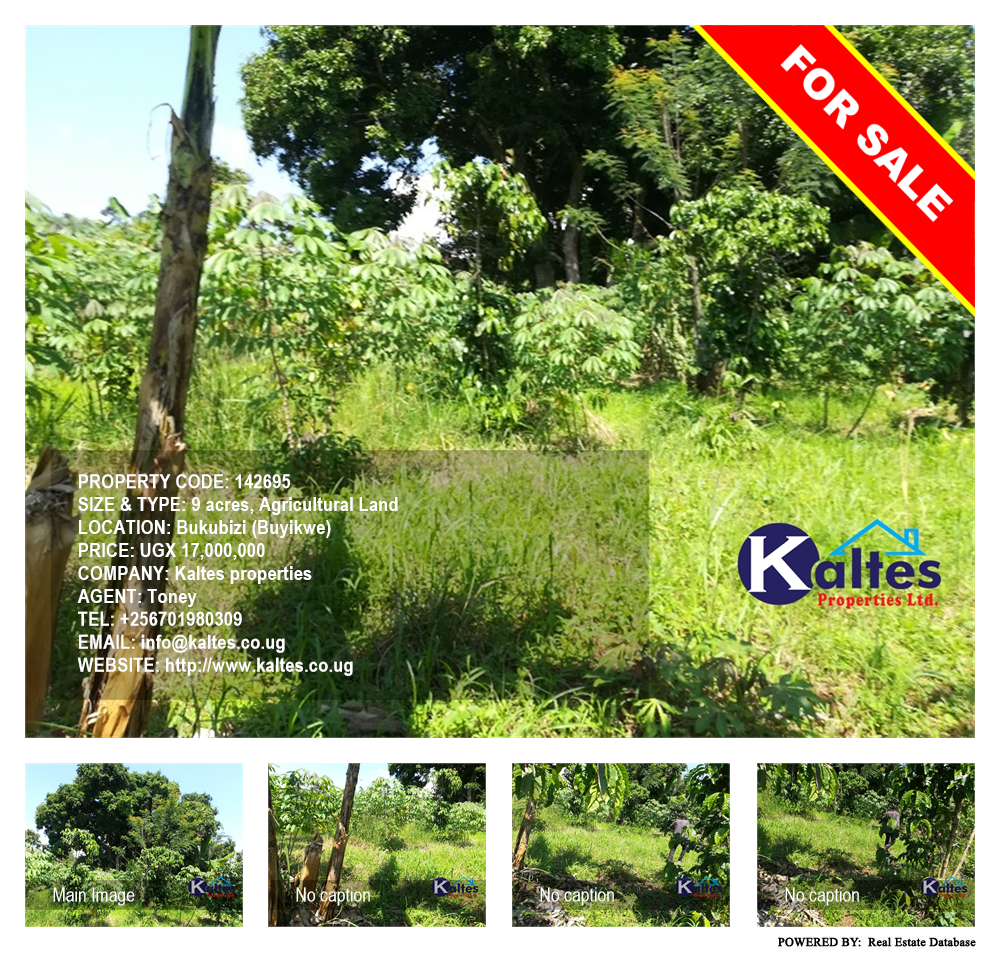 Agricultural Land  for sale in Bukubizi Buyikwe Uganda, code: 142695
