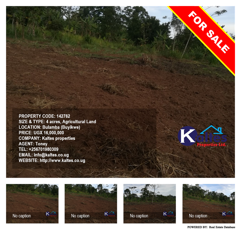 Agricultural Land  for sale in Bulamba Buyikwe Uganda, code: 142762