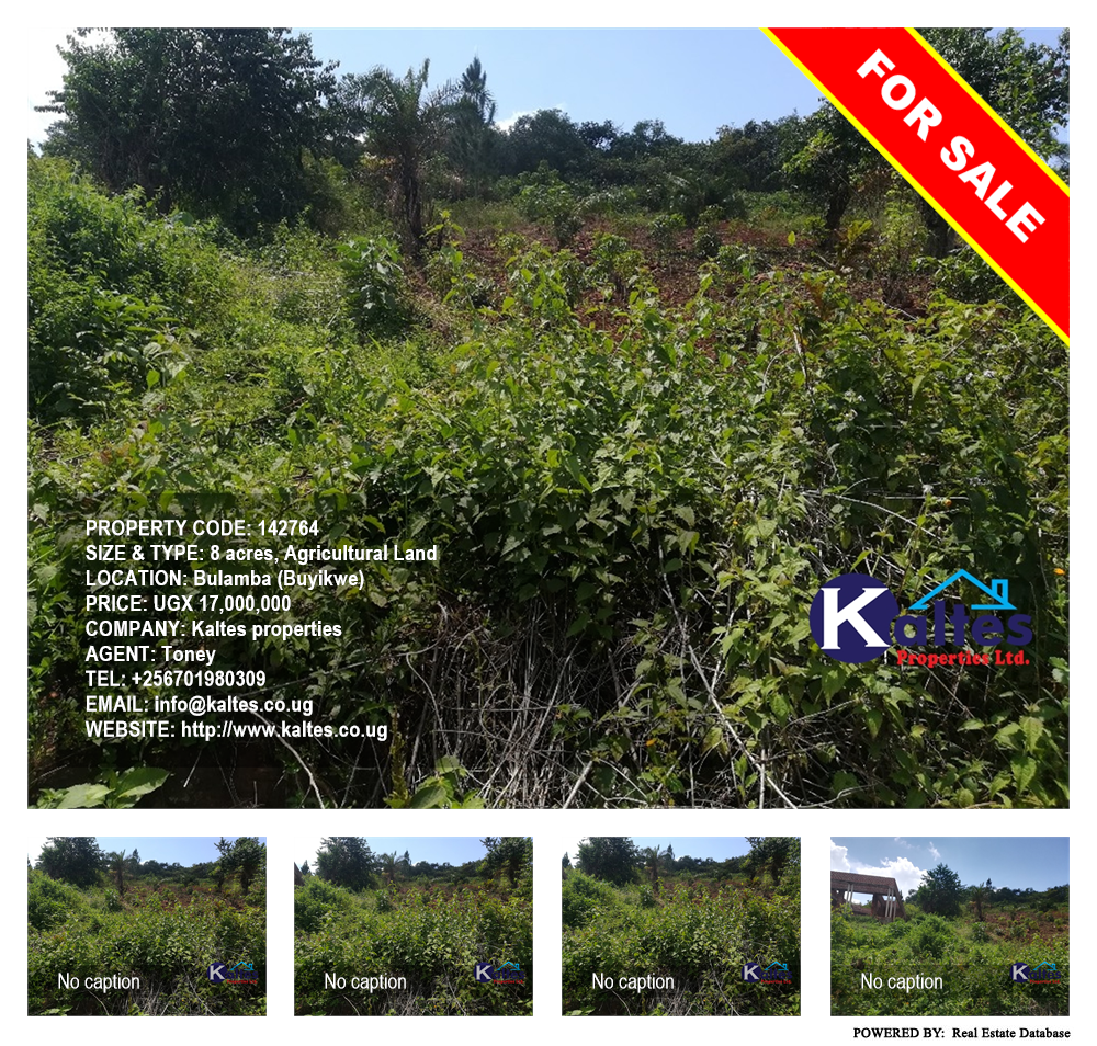 Agricultural Land  for sale in Bulamba Buyikwe Uganda, code: 142764