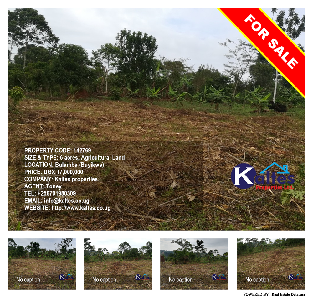 Agricultural Land  for sale in Bulamba Buyikwe Uganda, code: 142769