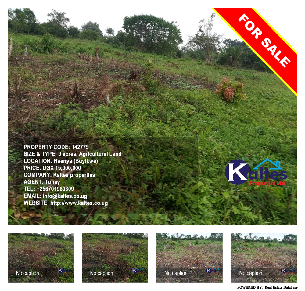 Agricultural Land  for sale in Nsenya Buyikwe Uganda, code: 142775