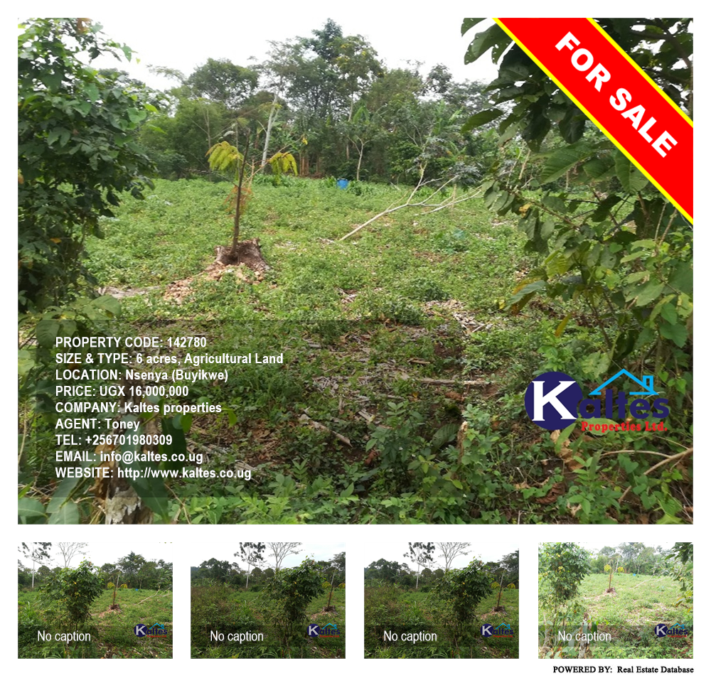 Agricultural Land  for sale in Nsenya Buyikwe Uganda, code: 142780