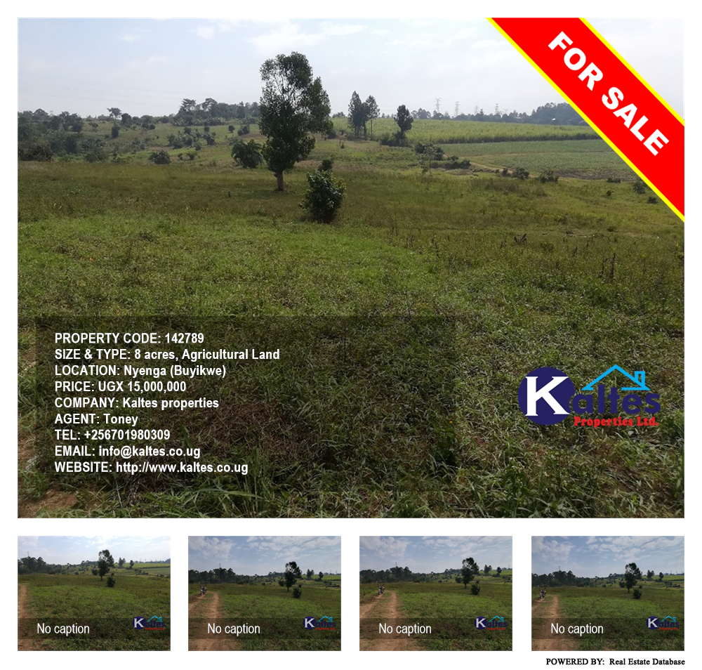 Agricultural Land  for sale in Nyenga Buyikwe Uganda, code: 142789