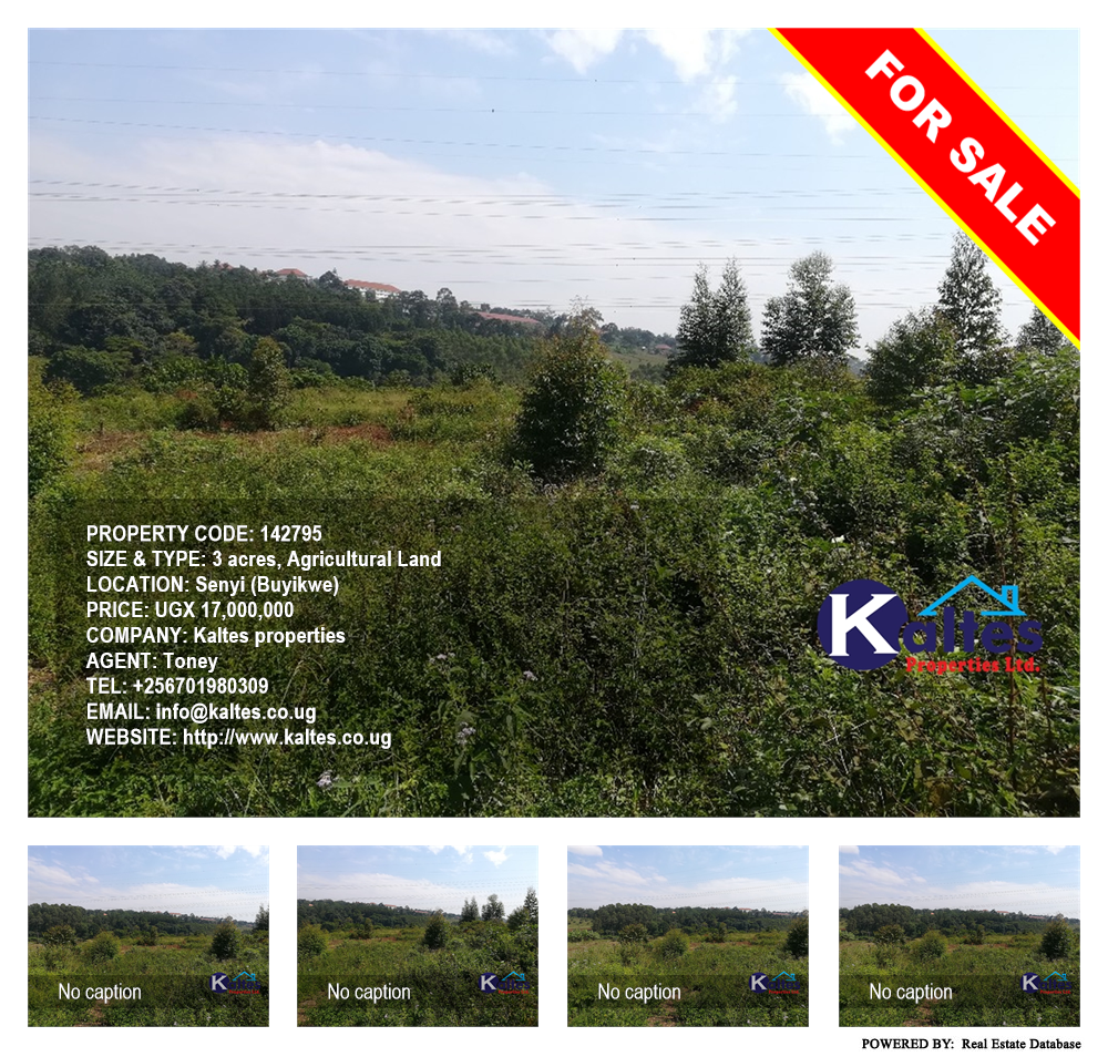 Agricultural Land  for sale in Senyi Buyikwe Uganda, code: 142795