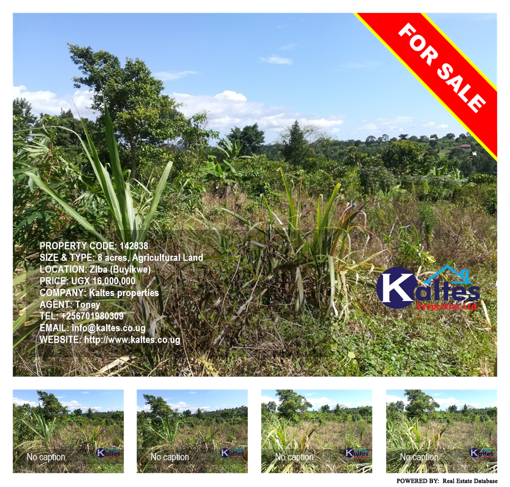 Agricultural Land  for sale in Ziba Buyikwe Uganda, code: 142838