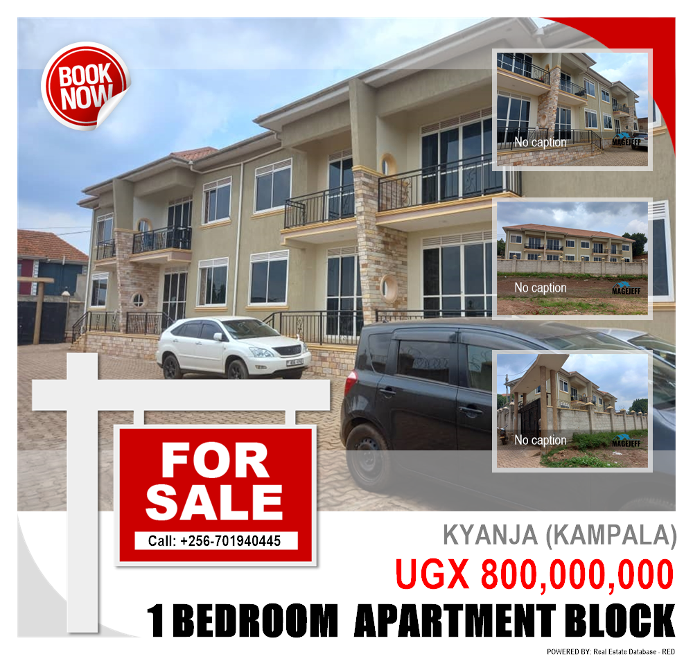 1 bedroom Apartment block  for sale in Kyanja Kampala Uganda, code: 142912