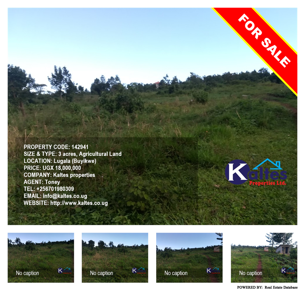 Agricultural Land  for sale in Lugala Buyikwe Uganda, code: 142941