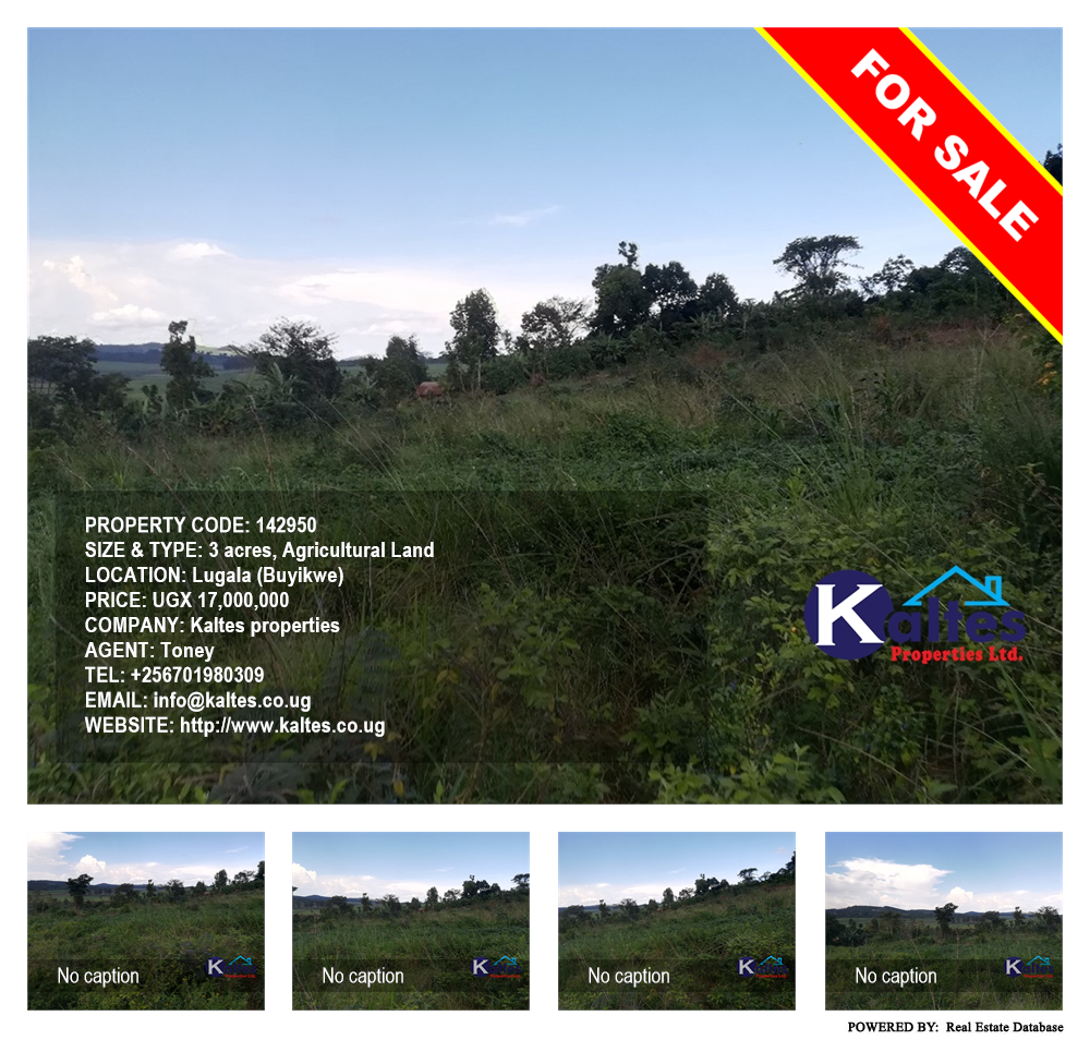 Agricultural Land  for sale in Lugala Buyikwe Uganda, code: 142950