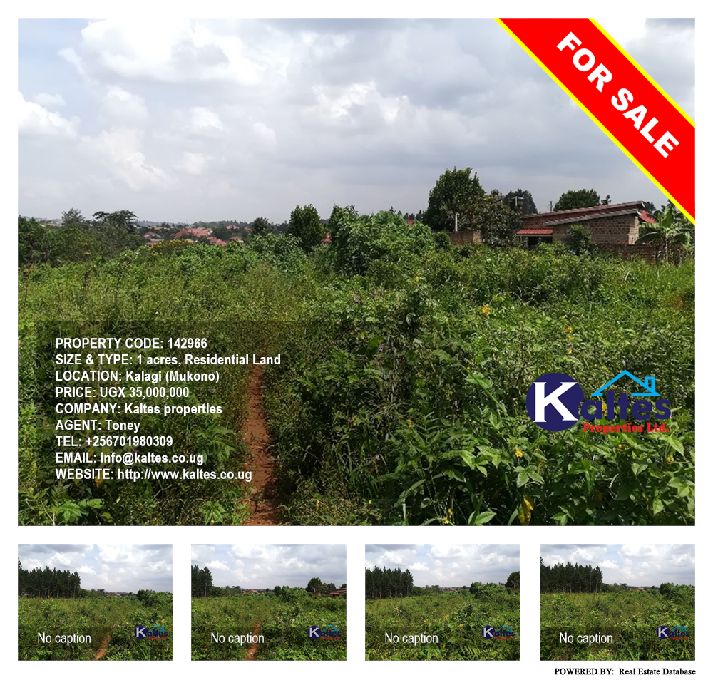 Residential Land  for sale in Kalagi Mukono Uganda, code: 142966