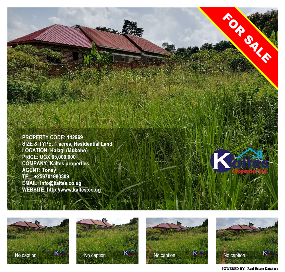 Residential Land  for sale in Kalagi Mukono Uganda, code: 142969