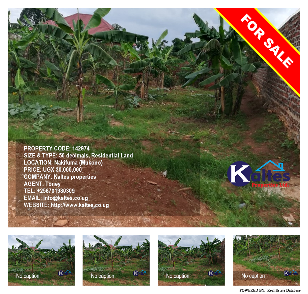 Residential Land  for sale in Nakifuma Mukono Uganda, code: 142974