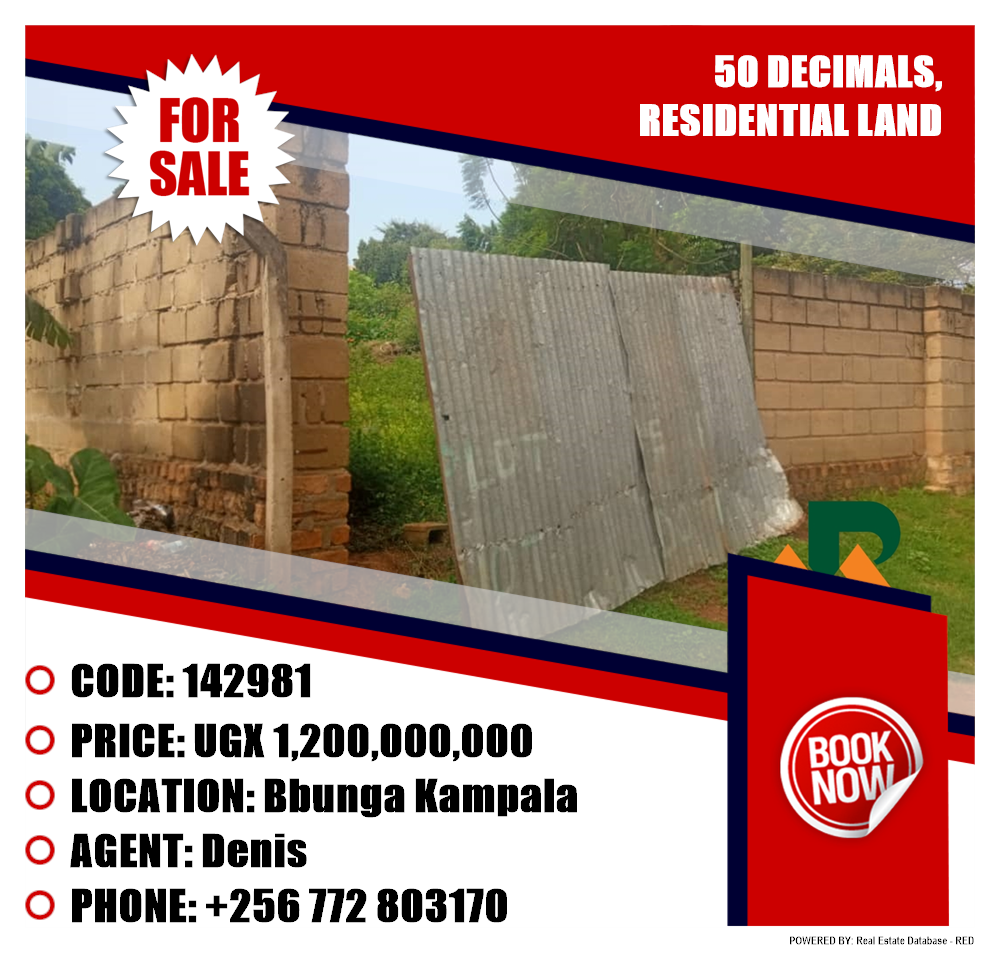 Residential Land  for sale in Bbunga Kampala Uganda, code: 142981