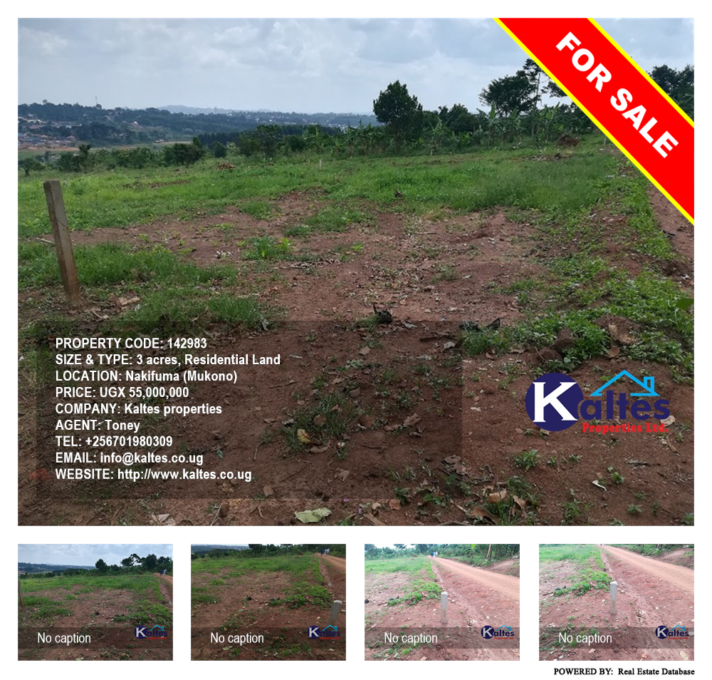 Residential Land  for sale in Nakifuma Mukono Uganda, code: 142983