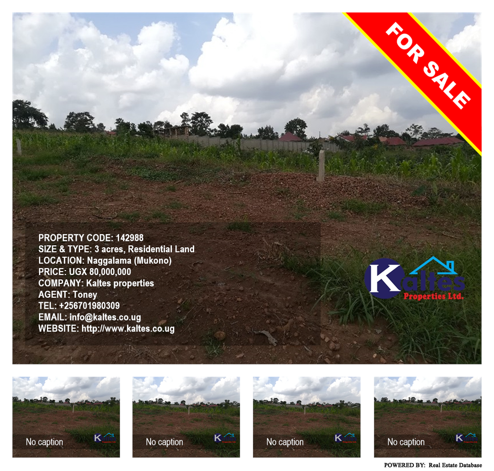 Residential Land  for sale in Naggalama Mukono Uganda, code: 142988