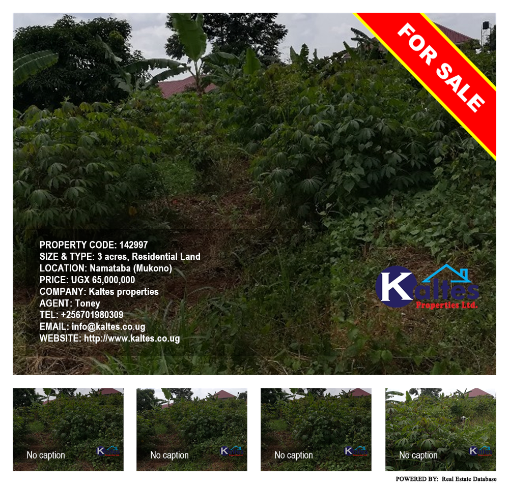 Residential Land  for sale in Namataba Mukono Uganda, code: 142997