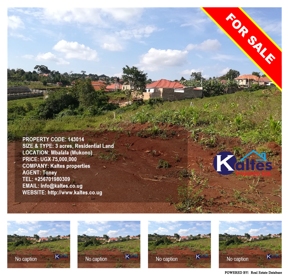 Residential Land  for sale in Mbalala Mukono Uganda, code: 143014