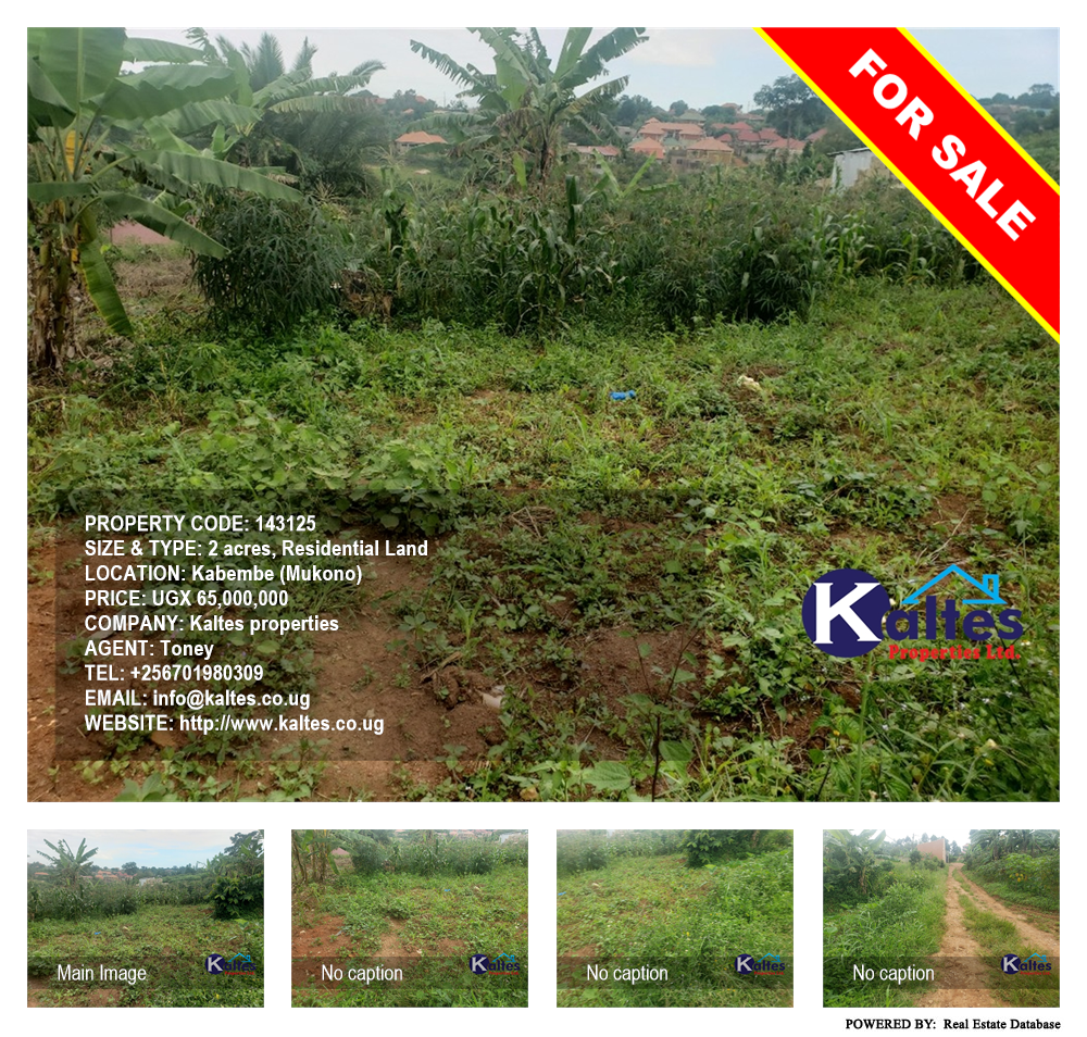 Residential Land  for sale in Kabembe Mukono Uganda, code: 143125