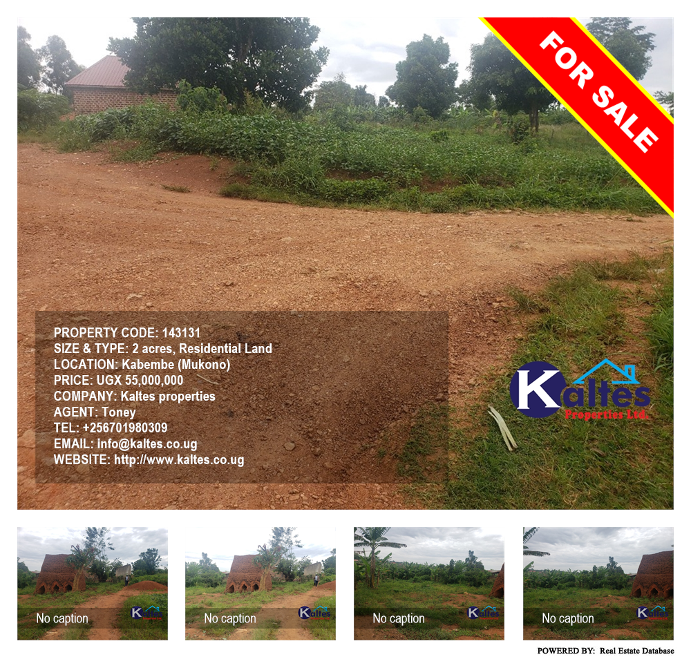 Residential Land  for sale in Kabembe Mukono Uganda, code: 143131