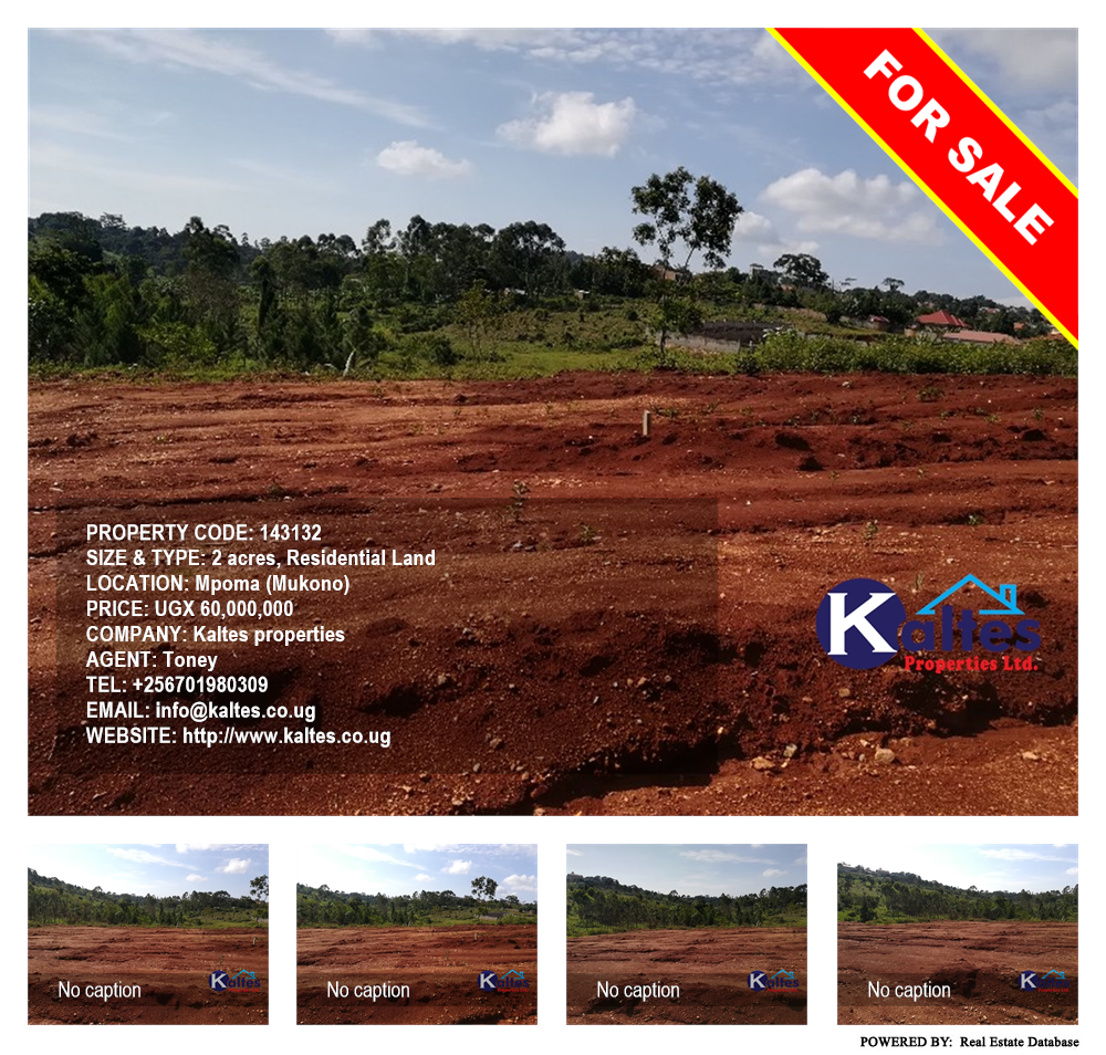 Residential Land  for sale in Mpoma Mukono Uganda, code: 143132