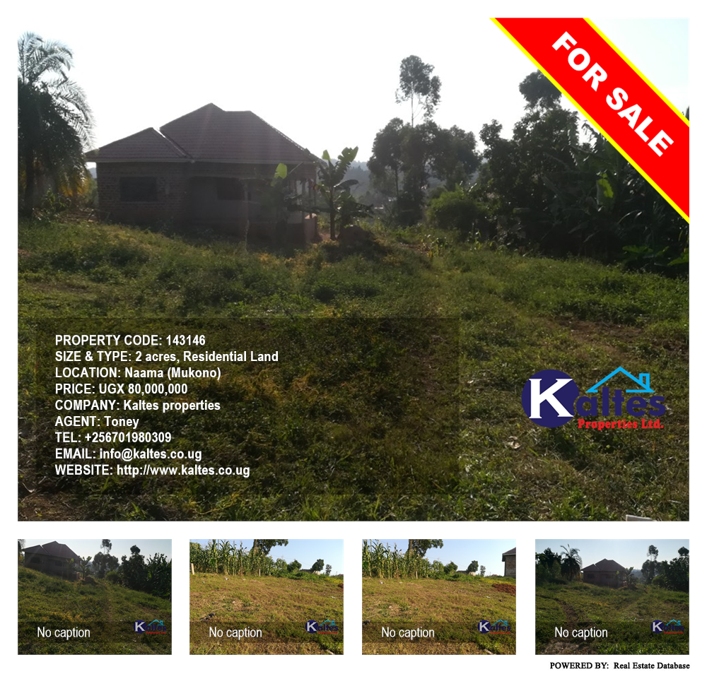 Residential Land  for sale in Naama Mukono Uganda, code: 143146