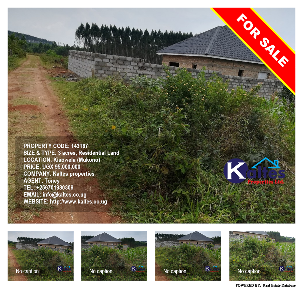 Residential Land  for sale in Kisowela Mukono Uganda, code: 143167