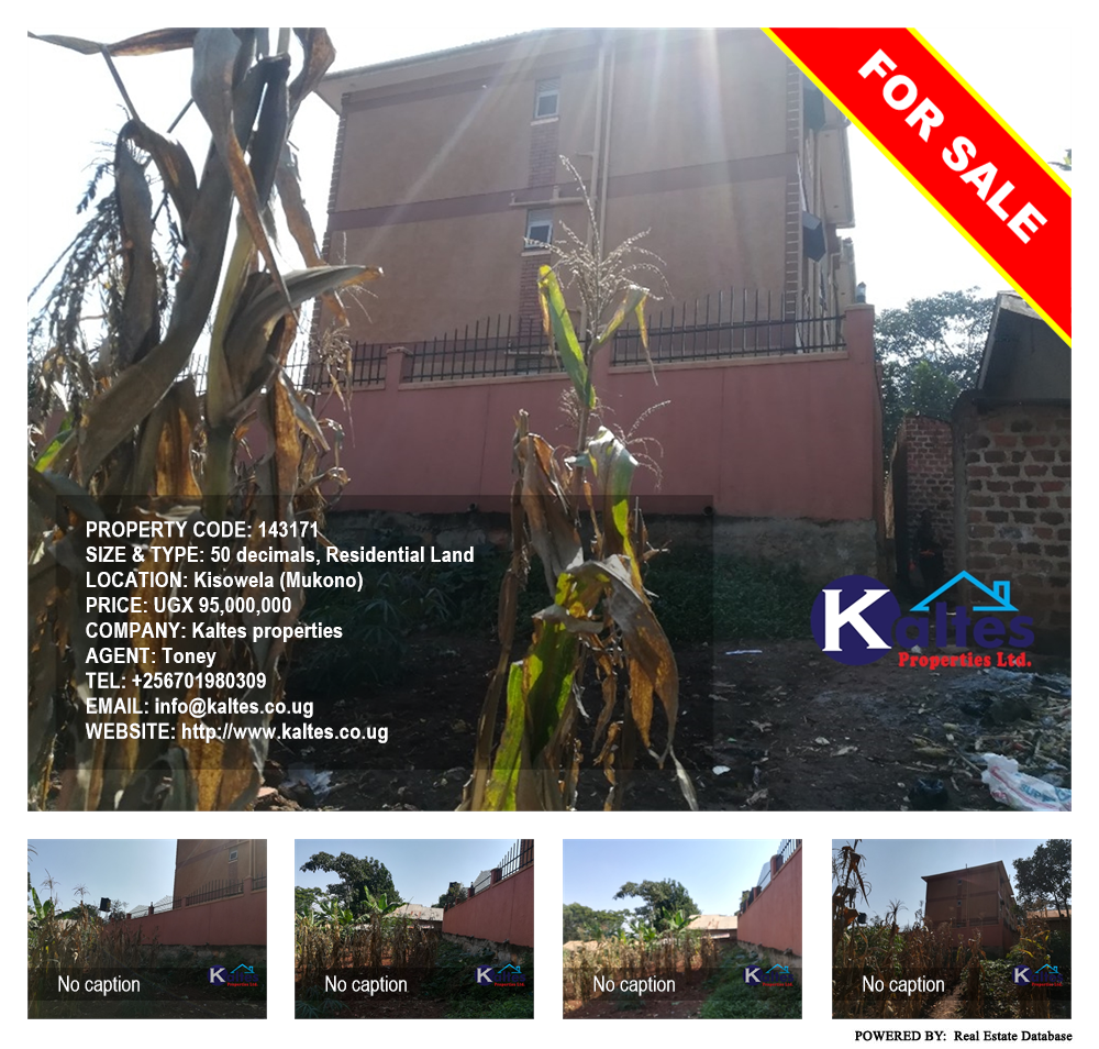 Residential Land  for sale in Kisowela Mukono Uganda, code: 143171