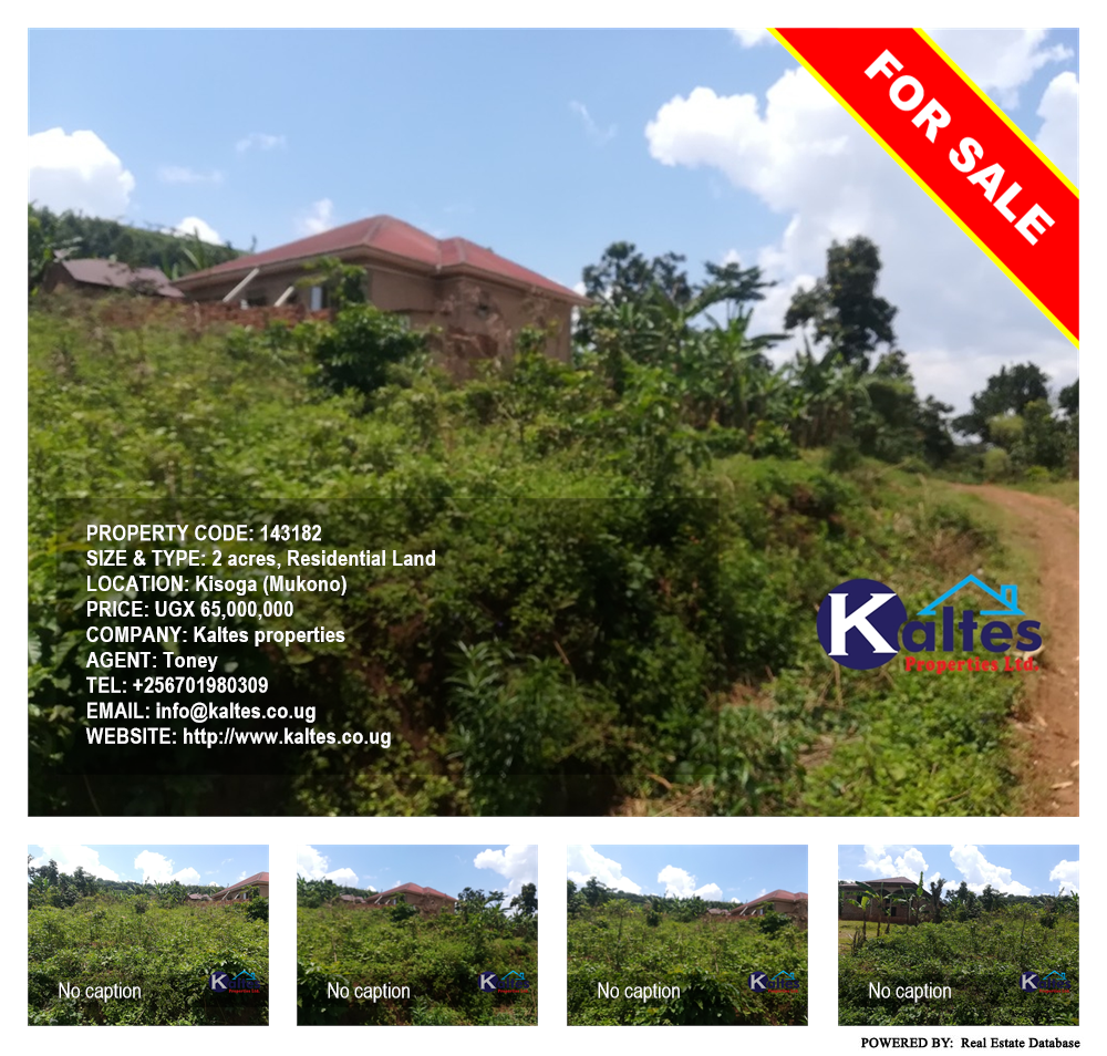Residential Land  for sale in Kisoga Mukono Uganda, code: 143182