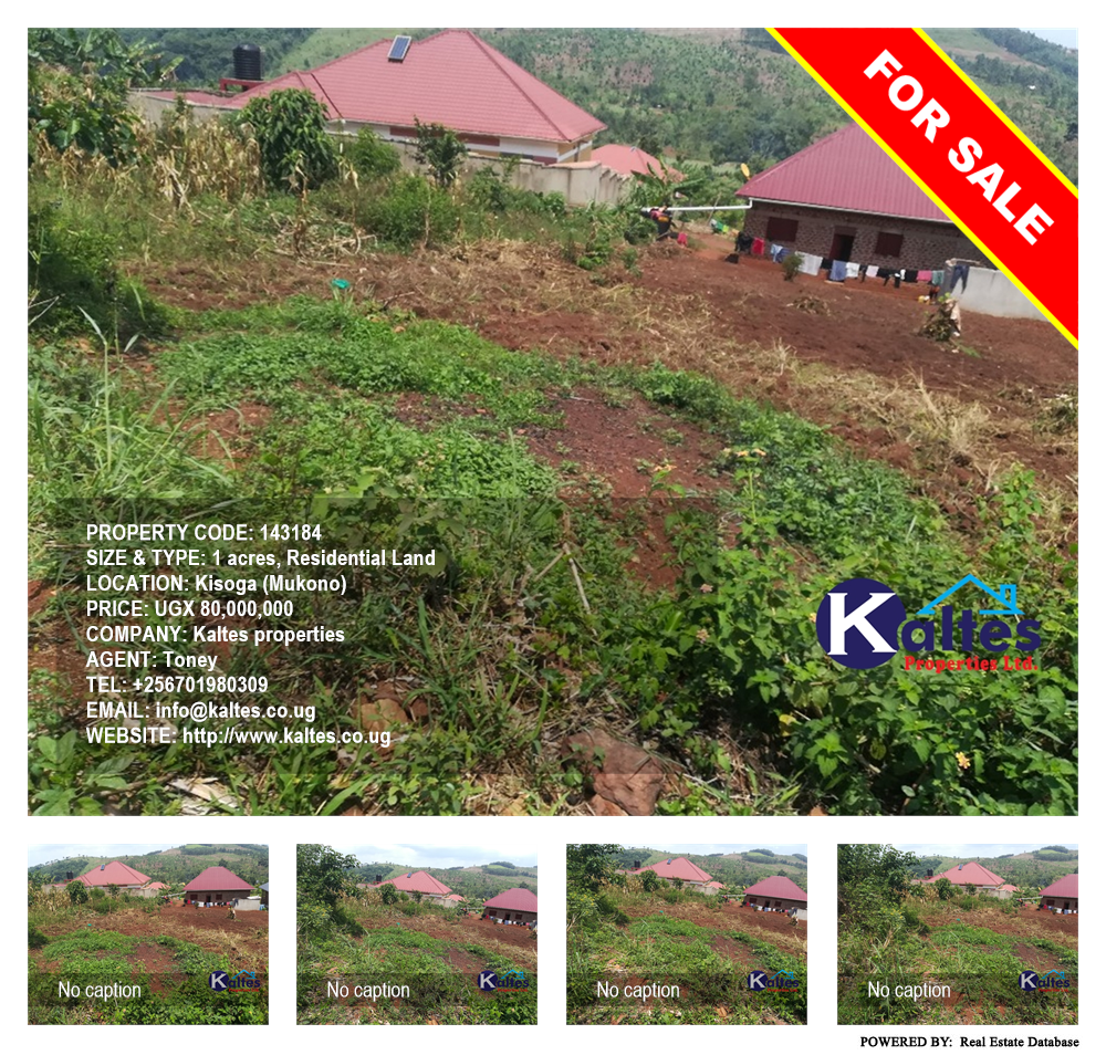 Residential Land  for sale in Kisoga Mukono Uganda, code: 143184