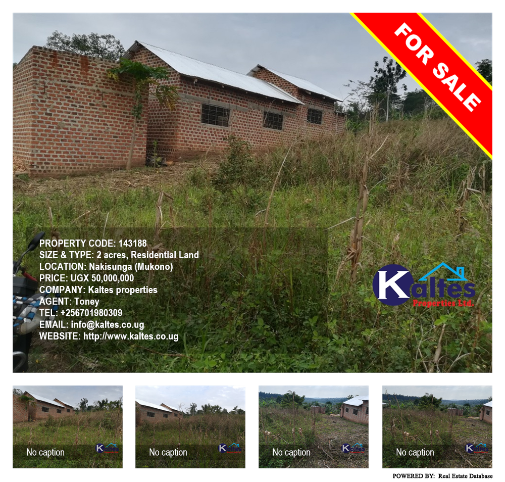 Residential Land  for sale in Nakisunga Mukono Uganda, code: 143188